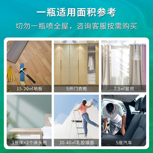空气堡去除甲醛清除剂新房装修急入住家用净化除味新车去味除臭生物酶除甲醛喷剂清新剂 商品图7