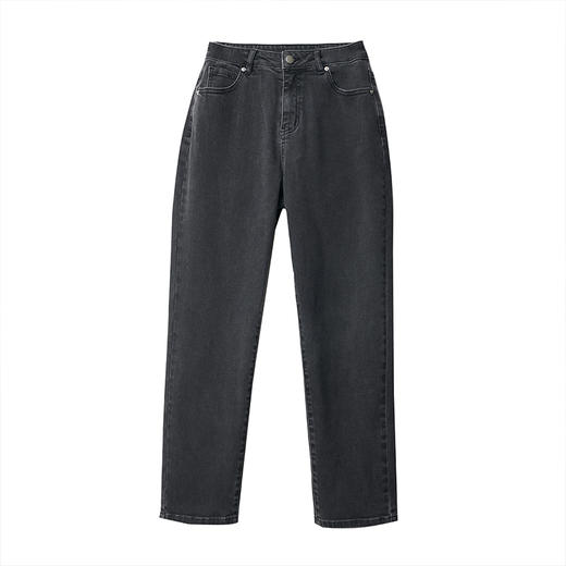 【服饰鞋包】牛仔裤新品显瘦直筒裤女裤修饰小腿显细长 商品图4