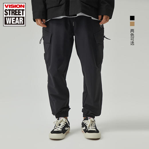 【限时价：169】梭织长裤男女同款经典版型多口袋旋涡图下装V203ND2009 商品图0