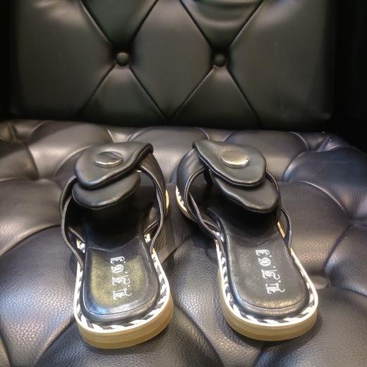 LFGJ  5808舒适牛筋底羊皮女拖 商品图8