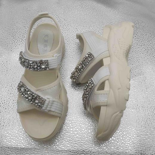 lFGJ 5217时尚厚底水钻休闲女凉鞋 商品图9