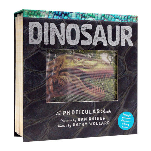 光与影视觉书系列 恐龙 3D立体动画书 英文原版绘本 Dinosaur A Photicular Book 动画效果翻翻书 英文版进口英语纽约时报畅销书 商品图0