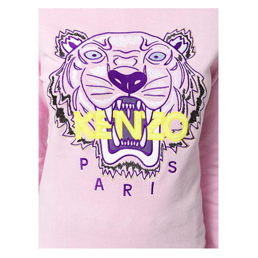 KENZO 高田贤三 女士卫衣 虎头 粉色 F852 SW705 4XA 32 商品图3