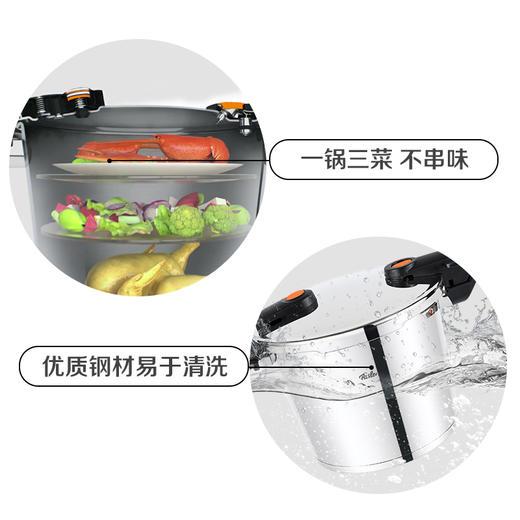 （样品特惠）德国菲仕乐Fissler沸点进口高速快锅压力锅高压锅4.5L 商品图3