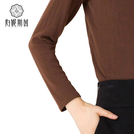 【伯妮斯茵】漆黑色高腰阔腿裤女简约大气长裤--修姱--浪漫觉醒《离骚》1L5281 商品图4