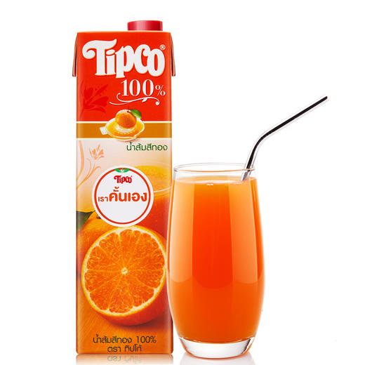 泰国原装进口Tipco泰宝金橙汁1L NFC 100%果汁 商品图1