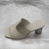 lFGJ 10203时尚漆皮透明胶皮女凉鞋中跟舒适凉拖 商品缩略图7