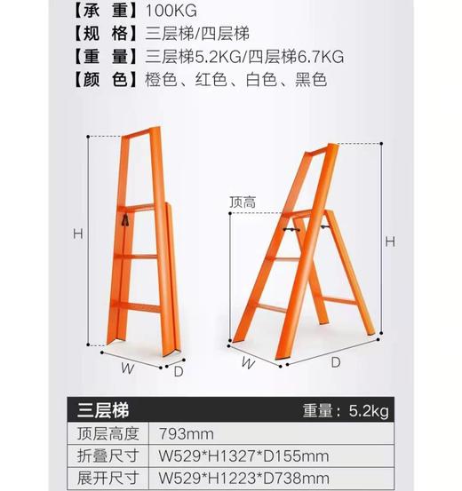8F LIKUAI利快单扶手梯子 商品图2