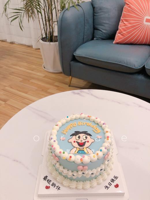 旺仔手绘蛋糕（多款式）-低糖处理无添加 商品图3