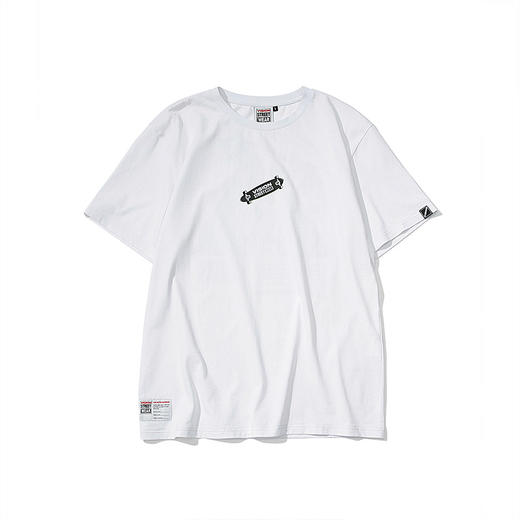 【199元任选3件】宽松版电子音乐主题手势滑板图短袖T恤V203NC1007 商品图3