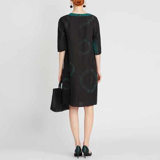 TANGY Collection天意精品莨绸香云纱扎染连衣裙 商品图2