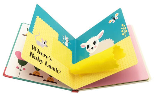 亲亲小手翻翻书 全4册 英文原版 Where's Mr Mrs Kangaroo/Dog 纸板触摸翻翻书 幼儿感官发展 早教认知绘本 商品图4