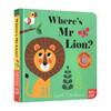 亲亲小手翻翻书 全4册 英文原版 Where's Mr Mrs Lion/Bear/Penguin/Ladybird 纸板触摸翻翻书 幼儿感官发展 早教认知绘本 商品缩略图1