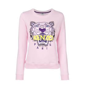 KENZO 高田贤三 女士卫衣 虎头 粉色 F852 SW705 4XA 32