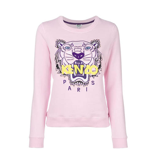 KENZO 高田贤三 女士卫衣 虎头 粉色 F852 SW705 4XA 32 商品图0