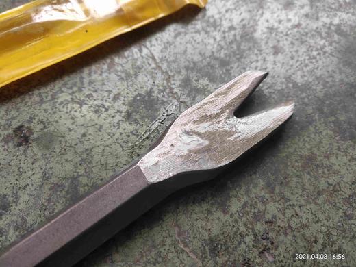 【货号07140】0810电镐钻头电镐配件X型镐尖叉型扁凿电镐扁凿拆电机专用凿子 商品图6