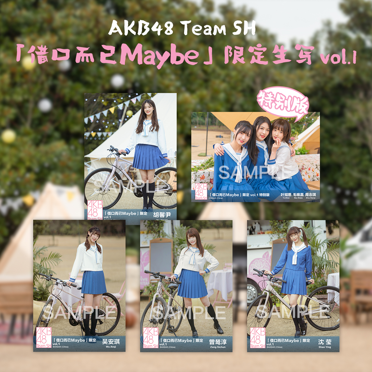 AKB48 Team SH 借口而已Maybe限定生写vol.1