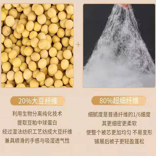 【可以 咬 的被子】出口母婴A类全棉大豆纤维被空调被夏凉被加厚冬被子母被芯 商品图6