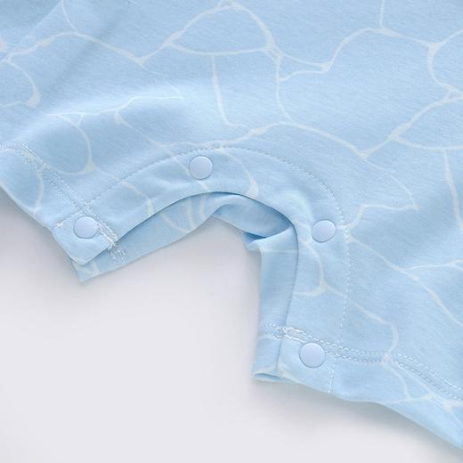 英氏婴儿连体衣男宝宝夏季印花短袖休闲哈衣爬服YRHBJ21141A01 商品图3