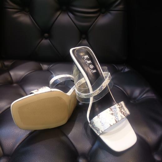 LFGJ  9802潮流设计师蛇皮女拖 商品图4