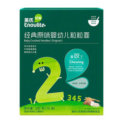 英氏*粒粒面经典原味2段200克（10袋） 商品图2