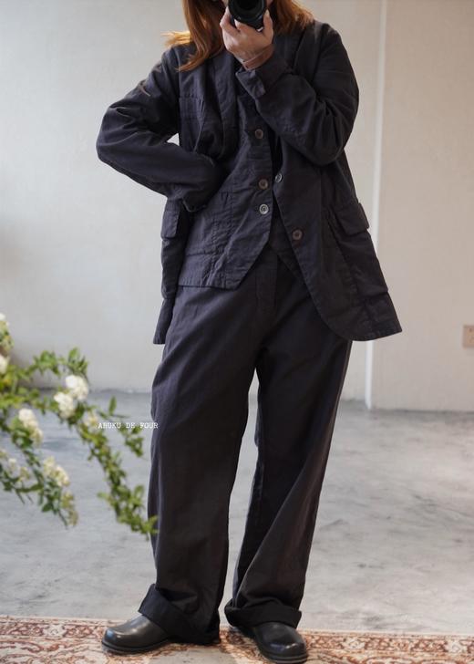 （4折）AU GARCONS炭黑裤子 商品图1