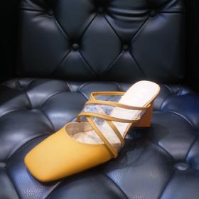 LFGJ  9603.时尚潮流羊皮女拖