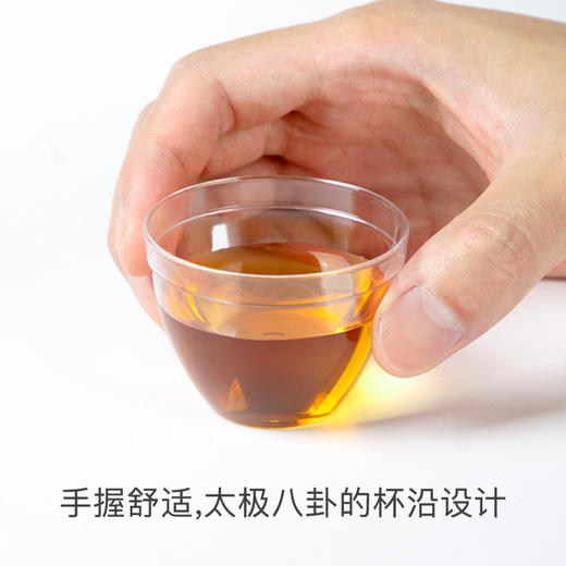 喇叭花60ml招福杯一次性杯子ps硬塑料航空杯 功夫茶杯品茗泡茶小杯子100个/500个 商品图4