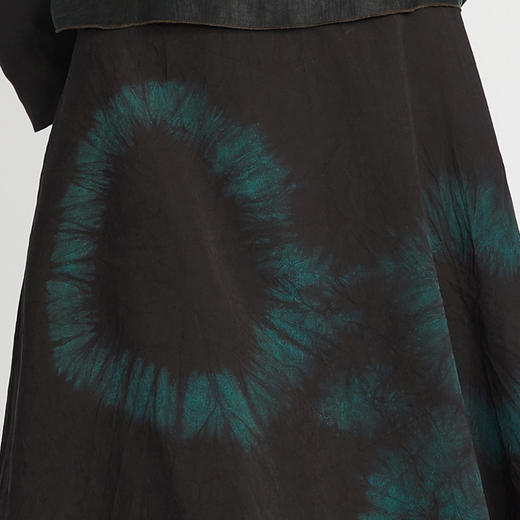 TANGY Collection天意精品莨绸香云纱真丝桑蚕丝扎染半裙 商品图3