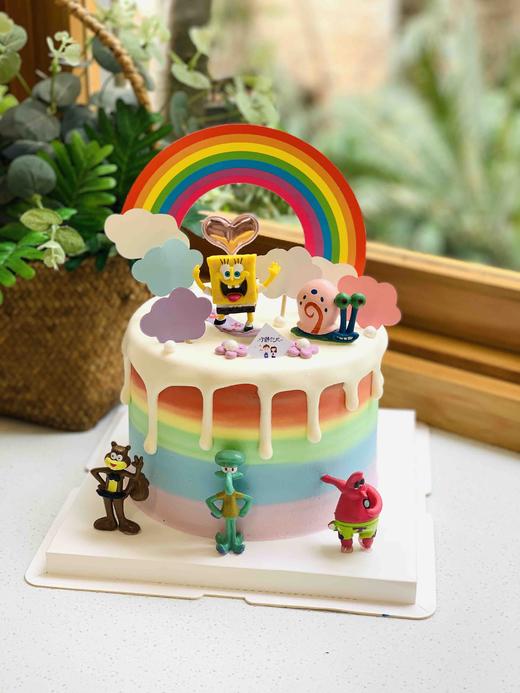 海绵宝宝奶油蛋糕 下单前请仔细阅读商品详情 商品图1