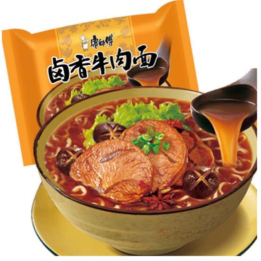 康师傅卤香牛肉面【102g】 商品图0