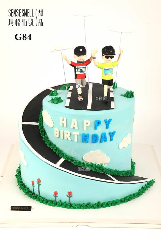 G84运动、跑步（翻糖奶油蛋糕，请提前3-5天预订） 商品图0