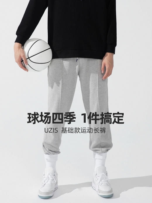 UZIS运动裤男宽松束脚裤春夏季裤子休闲灰色美式训练卫裤篮球长裤【切割1.0】 商品图0