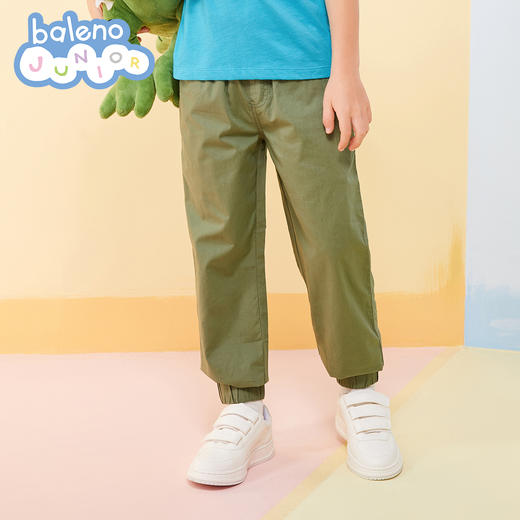 班尼路童装春夏新款男童裤子中大童洋气弹力运动束脚长裤 商品图1