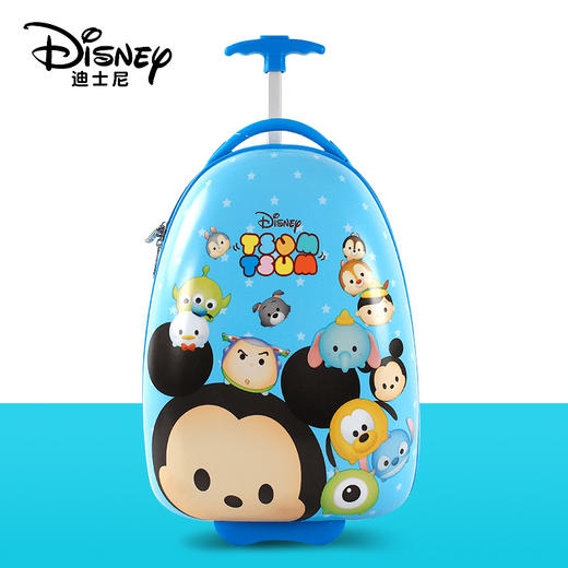 迪士尼儿童拉杆箱16寸宝宝行李箱 旅行箱  公主可坐 商品图3