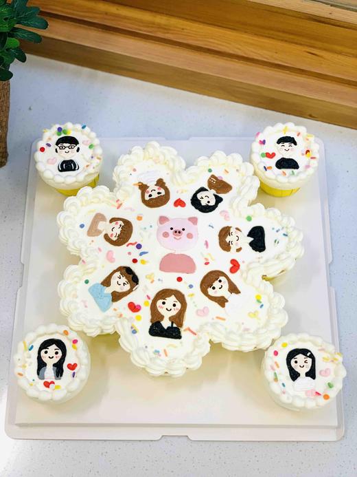 四寸奶油蛋糕➕11个纸杯蛋糕 下单前请仔细阅读商品详情 商品图1