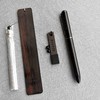 紫光檀木文创文化用品三件套（红木书签、笔、U盘） 商品缩略图2