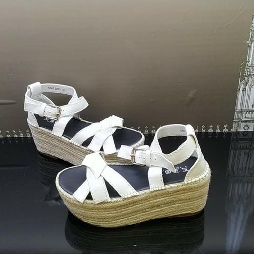 LFGJ 10501 中性复古松糕厚底凉鞋 商品图5