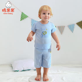 棉果果夏季新品内衣男童莫代尔套头T恤M211140421236