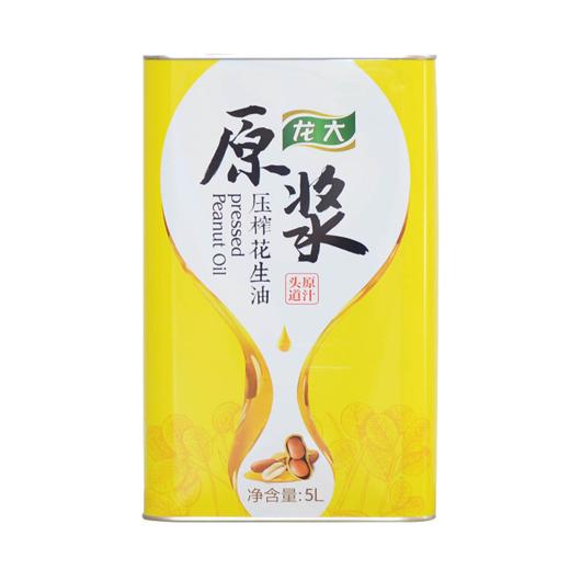 龙大 原浆压榨花生油  5L/桶 商品图0