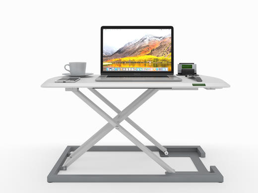 米乔人体工学气动升降桌站立办公桌上桌办公桌 商品图2