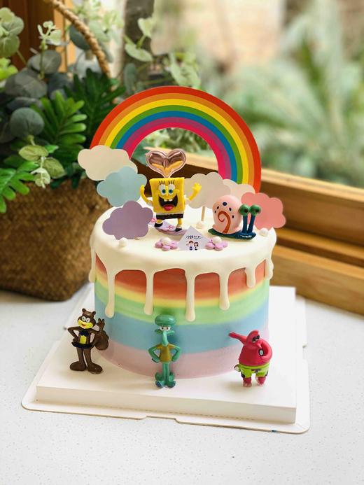 海绵宝宝奶油蛋糕 下单前请仔细阅读商品详情 商品图0