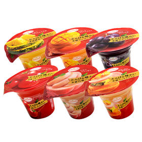 日本进口零食 TARAMI 多米拉 本格橙子/芒果/西柚/混合味果冻（杯型）210g