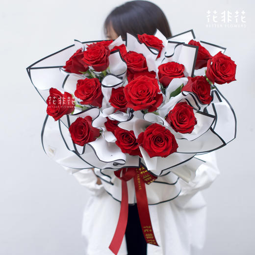 《传奇》-红玫瑰花束 商品图3