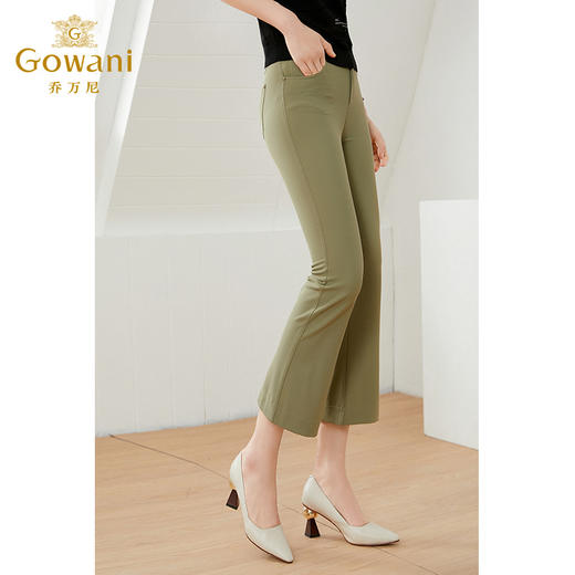 乔万尼新款休闲裤轻薄微喇设计时尚显瘦EI2F805 商品图1