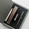 紫光檀木文创文化用品三件套（红木书签、笔、U盘） 商品缩略图0