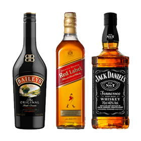 【组合】百利甜红方杰克丹尼组合