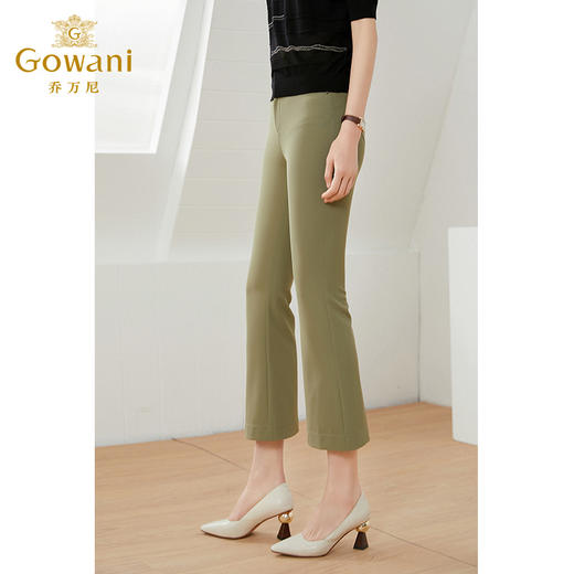 乔万尼新款休闲裤轻薄微喇设计时尚显瘦EI2F805 商品图2