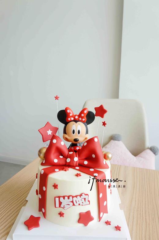 「女孩」翻糖蝴蝶结米妮 商品图0