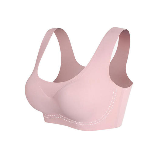 【爆款59元两件】一片式冰丝无痕文胸 无钢圈束缚 裸感亲肤透气 不紧勒不上滑 聚拢收副乳 宛如云朵般绵软舒适 商品图4